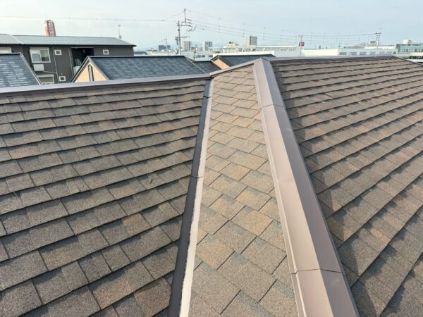 熊本市にて屋根修理〈アパート屋根のリフォーム・カバー工法工事〉の施工後写真
